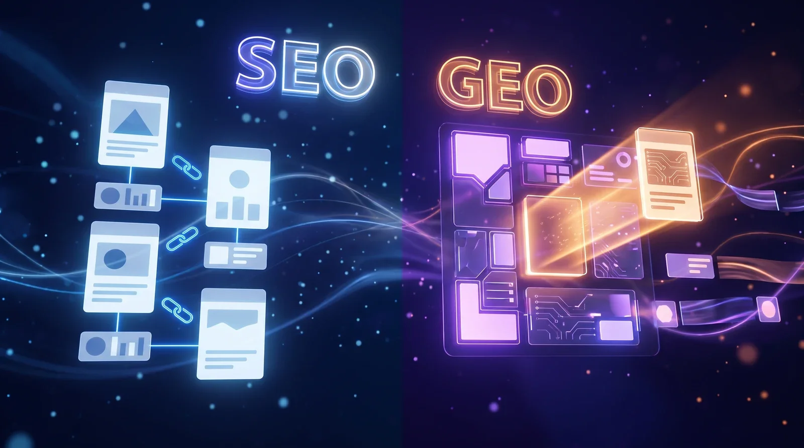SEO vs GEO : qu'est-ce que la generative engine optimization et pourquoi les deux