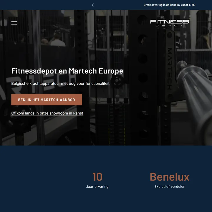 De merkpagina van Martech