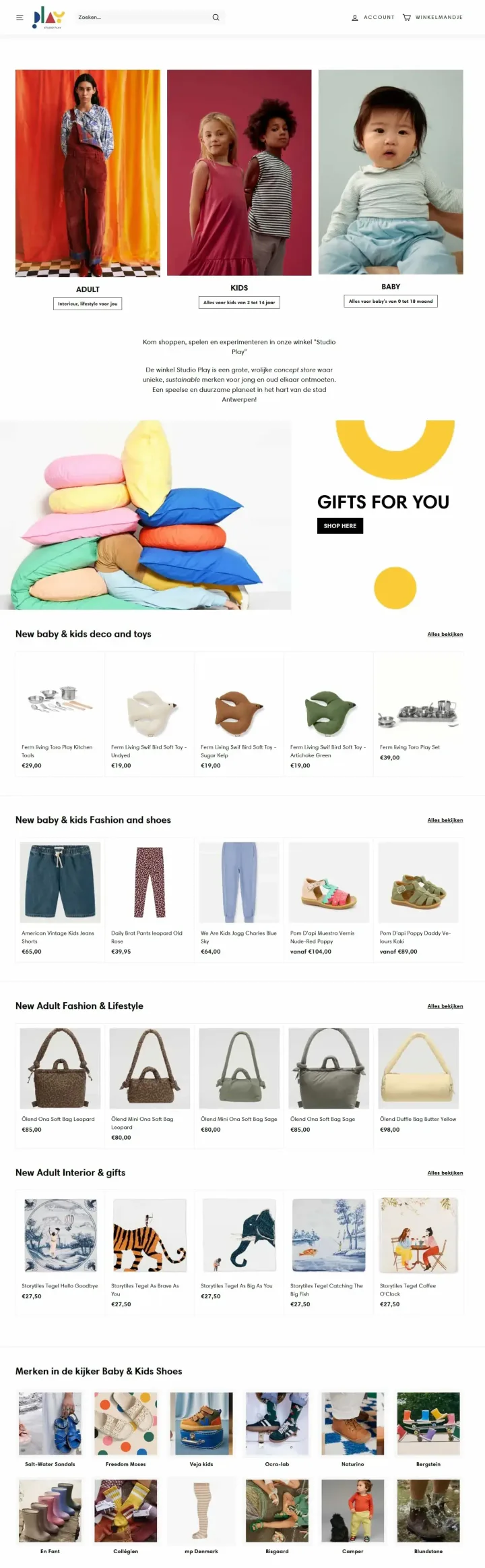 Studio Play webshop